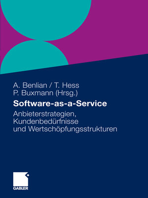 cover image of Software-as-a-Service